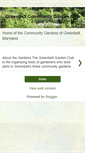 Mobile Screenshot of greenbeltcommunitygardenclub.org